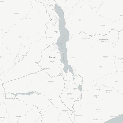 Map for Malawi