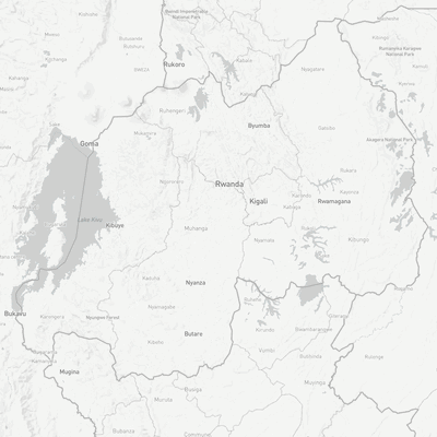 Map for Rwanda