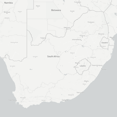 Map for South Africa