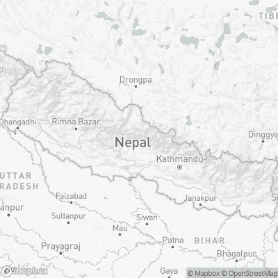 Map for Nepal